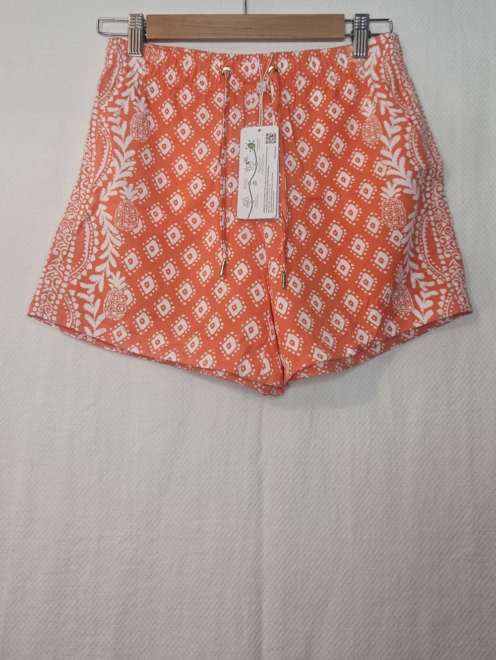 Lilly Pulitzer Croix Casual Shorts Flamingo Feather Harbor View NWT Sz XS - Picture 2 of 6